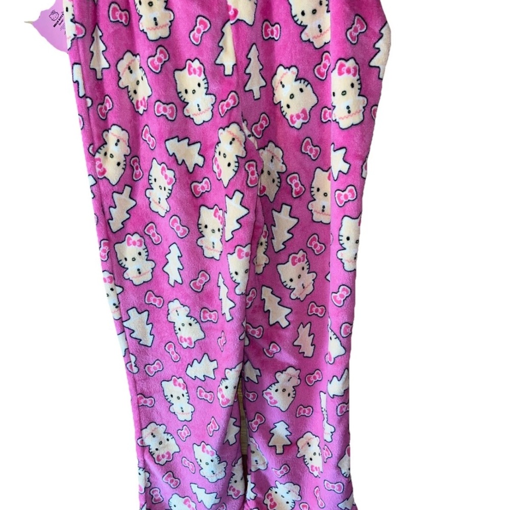 Hello Kitty Sanrio Loungewear  Pants Women’s XL Pink Brown